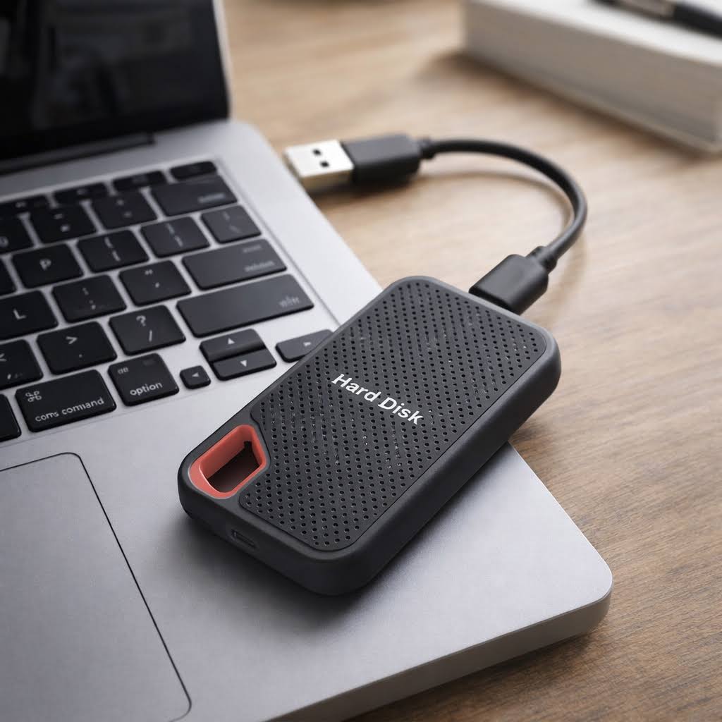 MEMVORA - Portable External SSD for Fast, Secure File Storage
