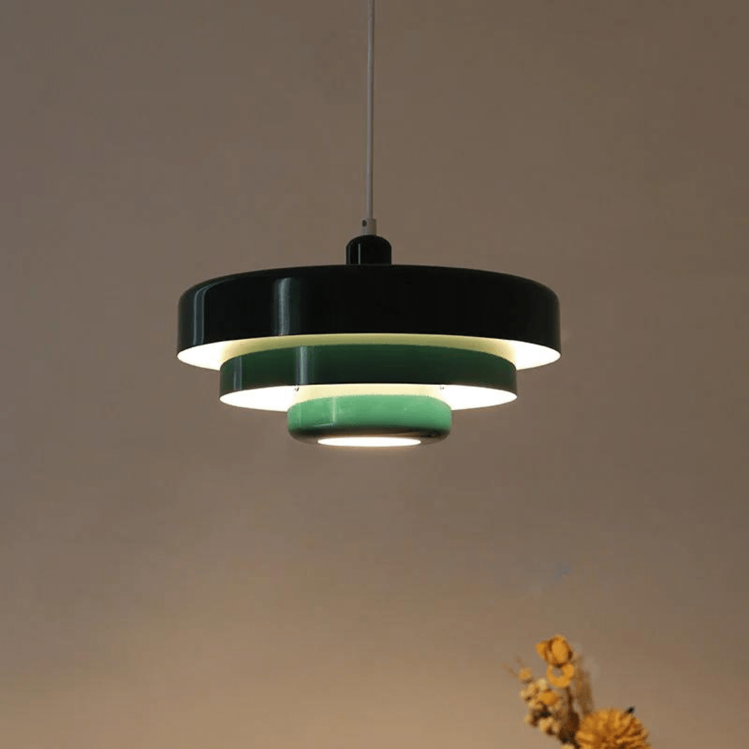 TRILORA - Three-Tier Pendant Light for a Warm Artistic Glow