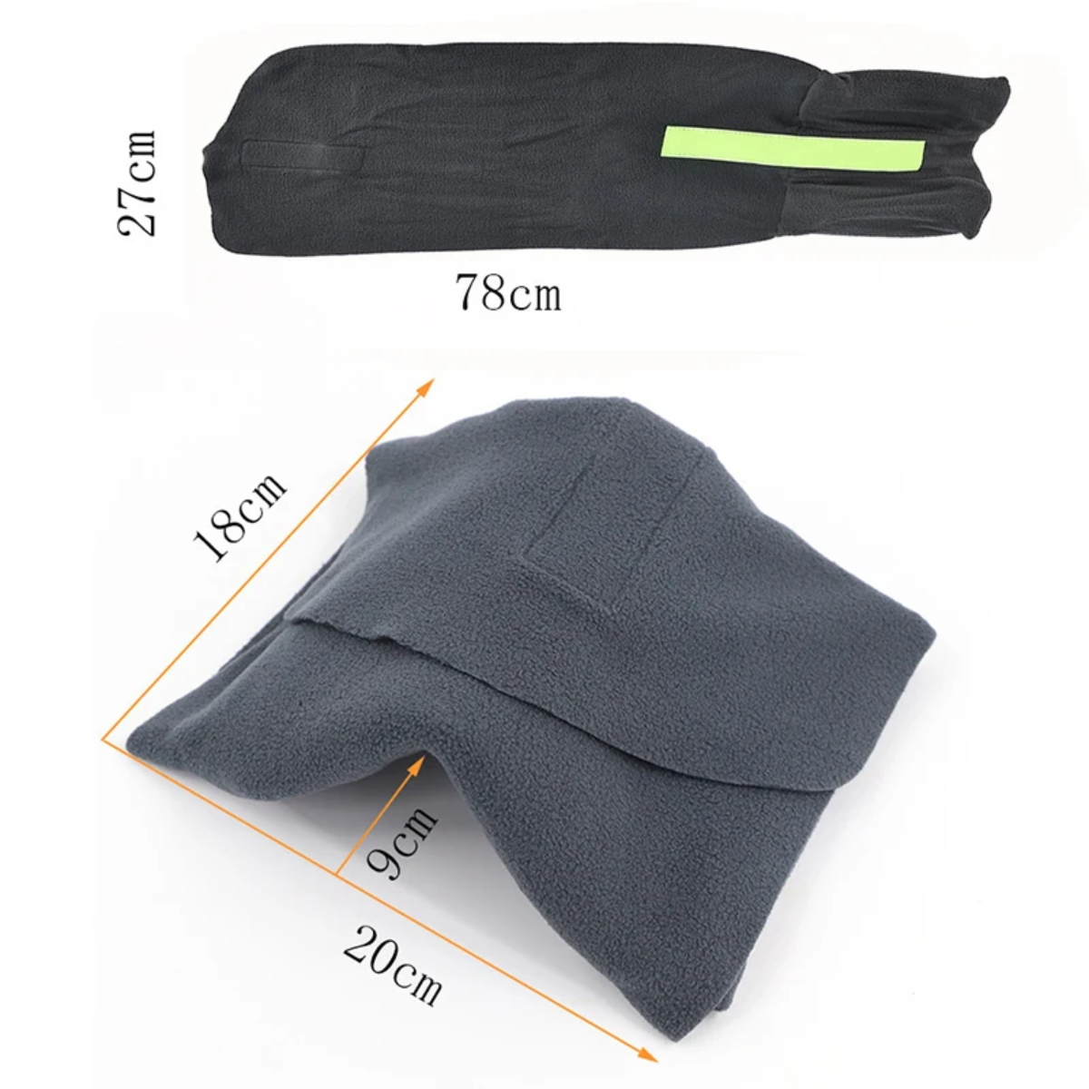 NUVYRA - Ergonomic Travel Pillow for Neck Support on Long Journeys