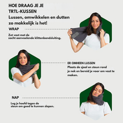 NUVYRA - Ergonomic Travel Pillow for Neck Support on Long Journeys