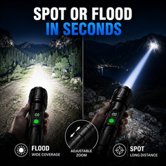 VAYLUXA - Rechargeable Tactical Flashlight for Emergency Visibility