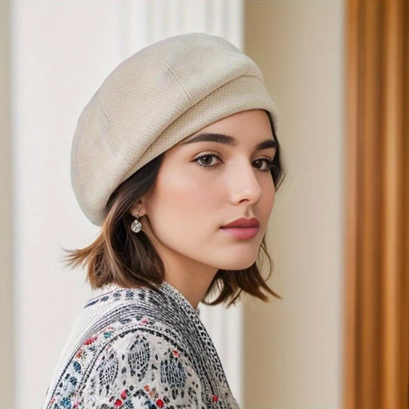 LUNAVRE - Wool Beanie for Warmth With Parisian Style