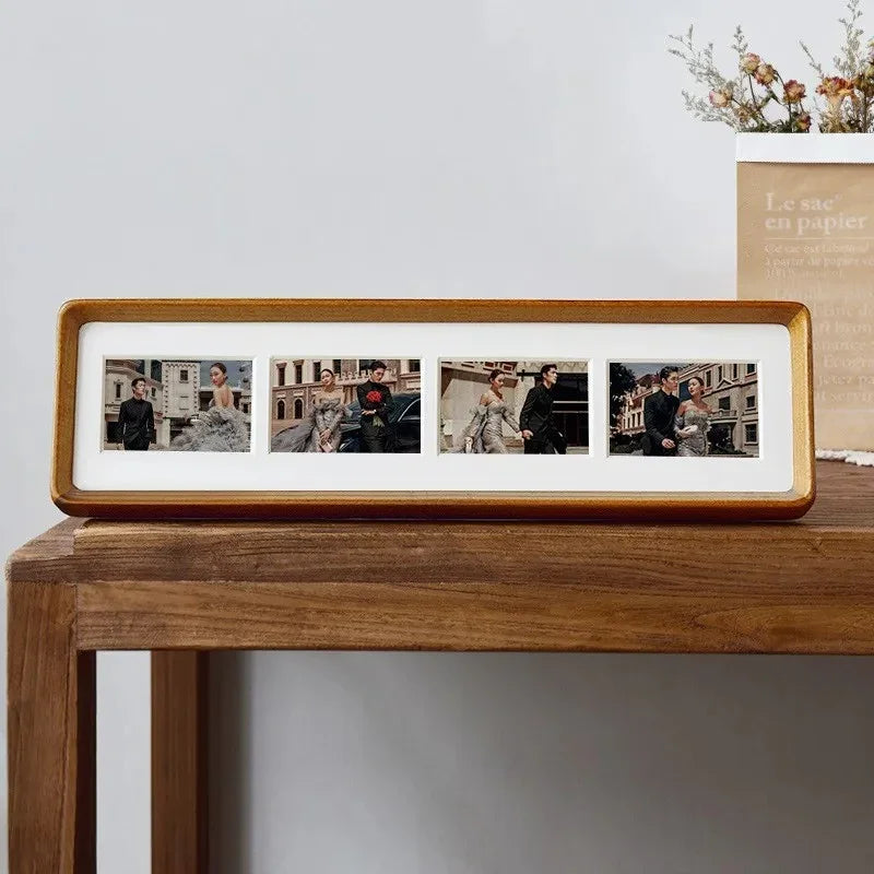 LIGNIVO - Wooden Multi-Photo Frame for Perfectly Aligned Memories