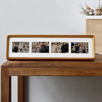 Houten Fotolijst voor Meerdere Foto's met Passe-Partout voor Wand en Plank