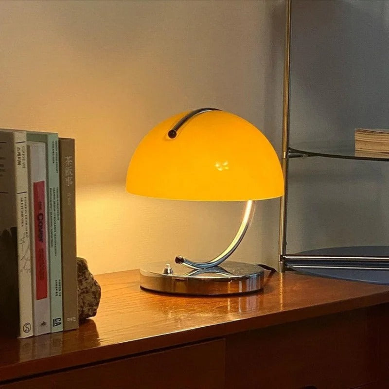 LUVETRA - Scandinavian Glass Table Lamp for Soft Ambient Light
