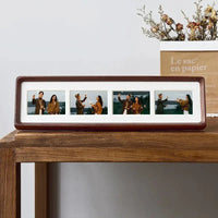 Houten Fotolijst voor Meerdere Foto's met Passe-Partout voor Wand en Plank