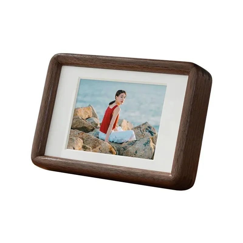 MEMORVA - Solid Wood Photo Frame for Gallery-Worthy Displays