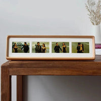 Houten Fotolijst voor Meerdere Foto's met Passe-Partout voor Wand en Plank