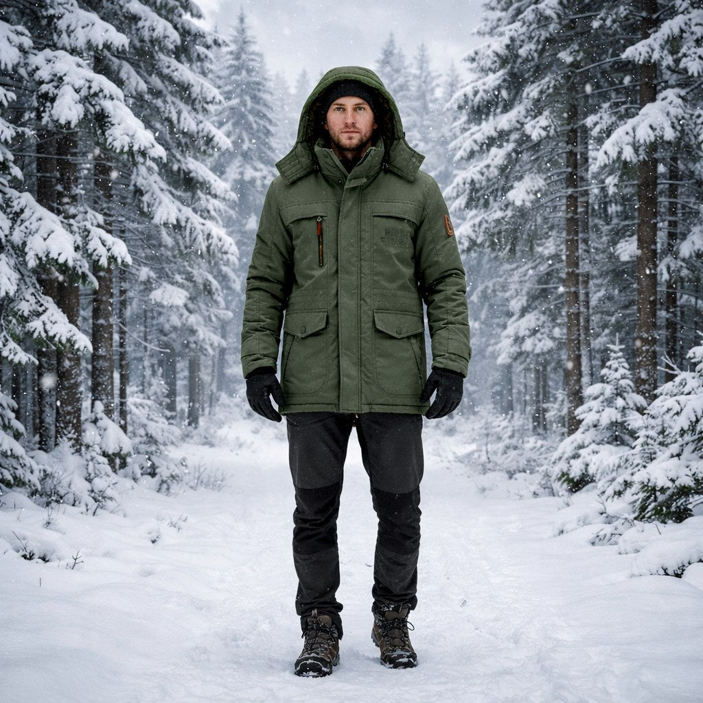 FROSTGUARD - Fleece-Lined Parka for Warmth in Cold Weather