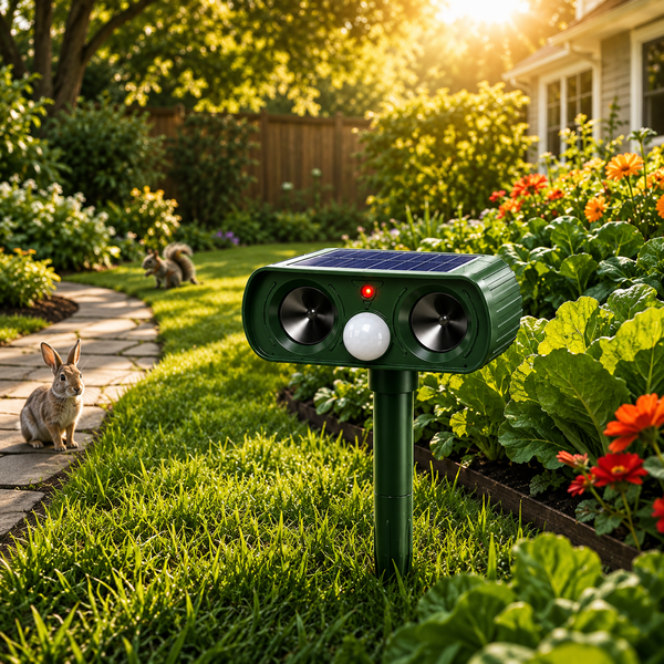 PESTWARD – Solar Motion Animal Deterrent for Humane Garden Protection