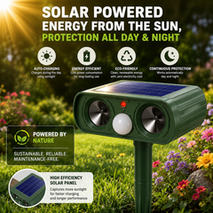 PESTWARD - Solar Motion Animal Repeller for Humane Garden Protection
