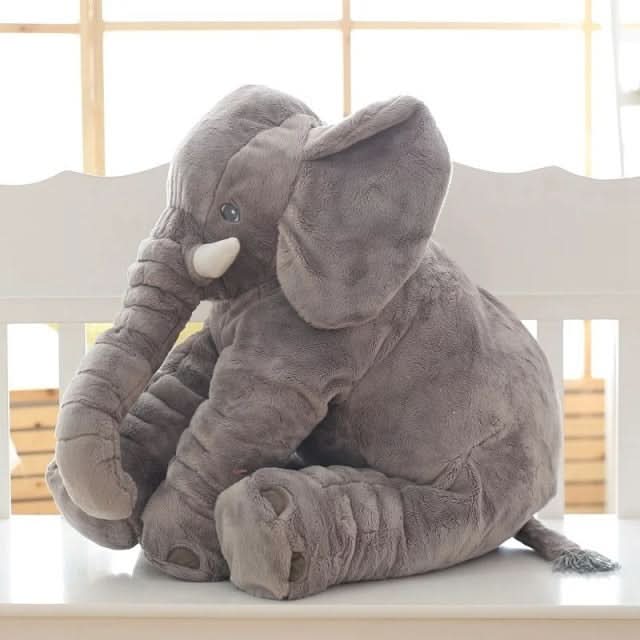 TRUNBLY - Plush Elephant Pillow for Cozy Cuddles and Nursery Decor