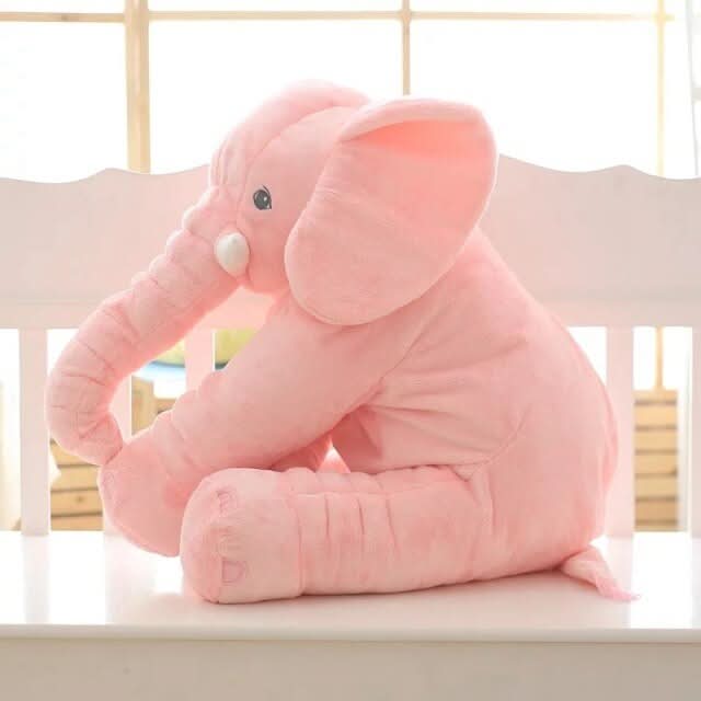 TRUNBLY - Plush Elephant Pillow for Cozy Cuddles and Nursery Decor