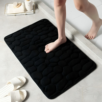 PEBLORA - Sculpted Bath Mat for Dry Floors and Safer Steps