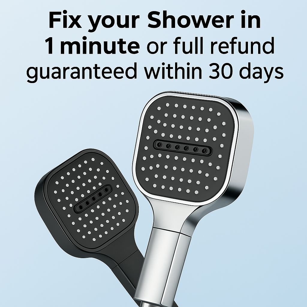 VELYORA - Filtered High-Pressure Shower Head for Stronger Flow
