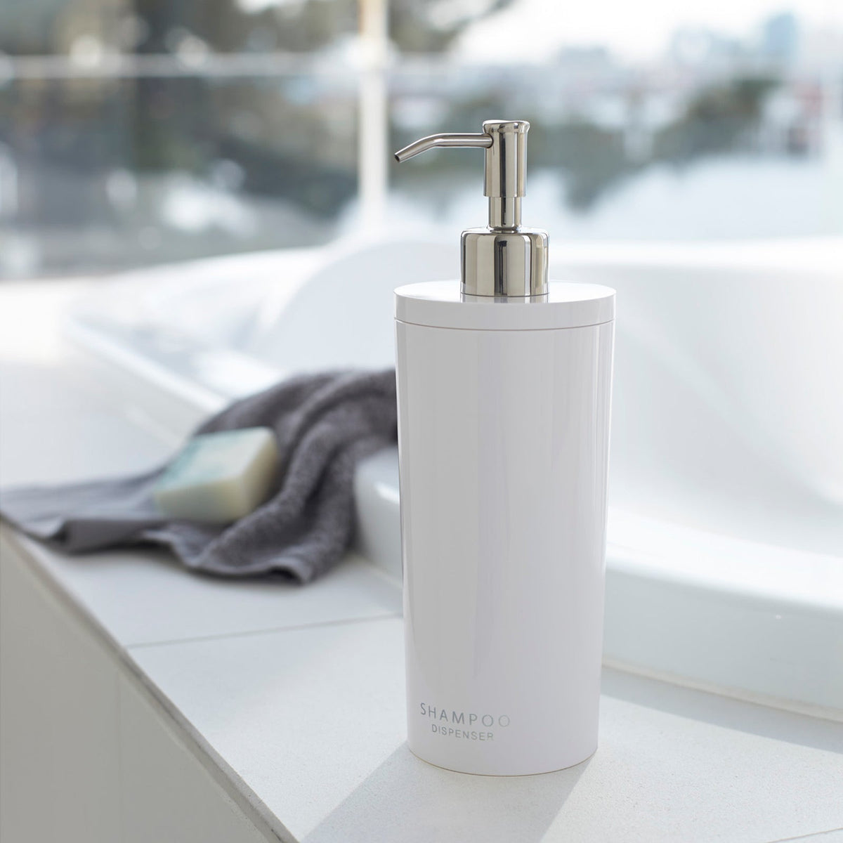 LAVYRA - Round Shower Dispenser Set for a Clutter-Free Bathroom