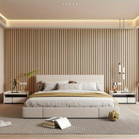 SLATRIO - Peel-And-Stick Wood Effect Panels for Textured Walls