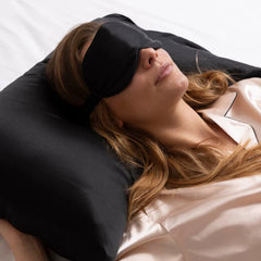 VELUNEA - Silk Sleep Mask For Complete Light Blocking