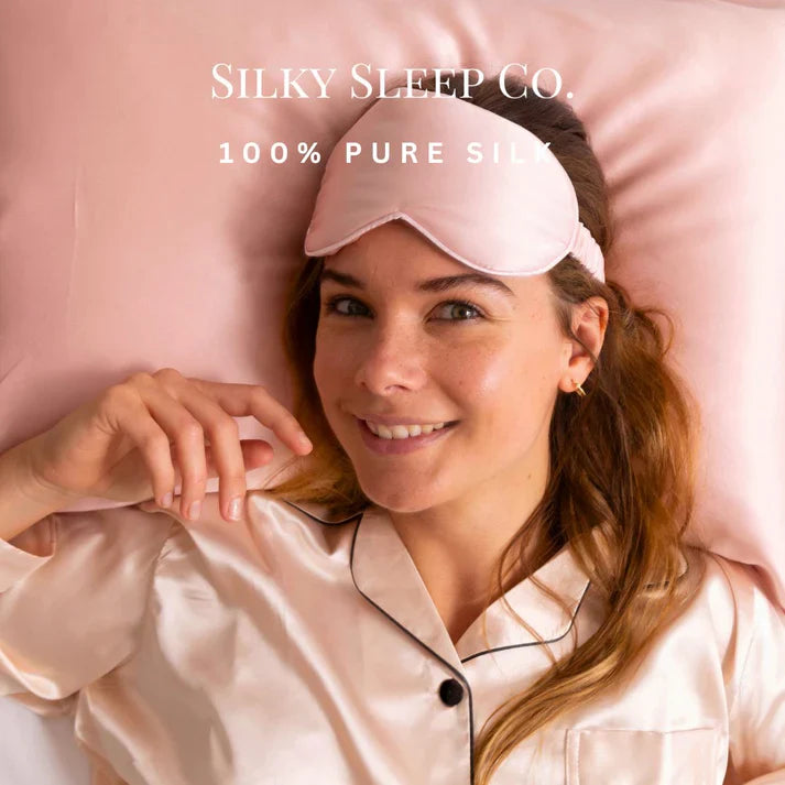 VELUNEA - Silk Sleep Mask For Complete Light Blocking