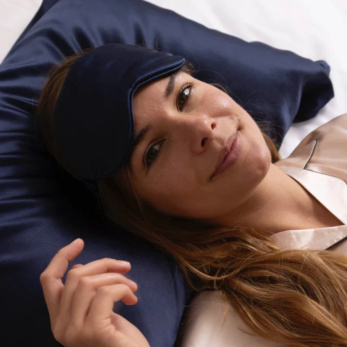VELUNEA - Silk Sleep Mask For Complete Light Blocking
