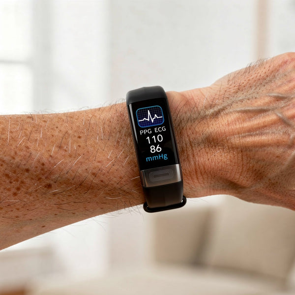 Fitness-Smartwatch mit Farbdisplay — IP67, USB-Ladung, 10 Tage Akku