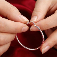 🎉 BUY 1 GET 1 FREE 🎁 Diamond-Cut Hoop Earrings for Women – Elegant, Sparkling 💎