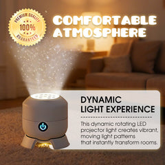 TIDELYN - Rotating LED Projector for Calming Ocean Ambience