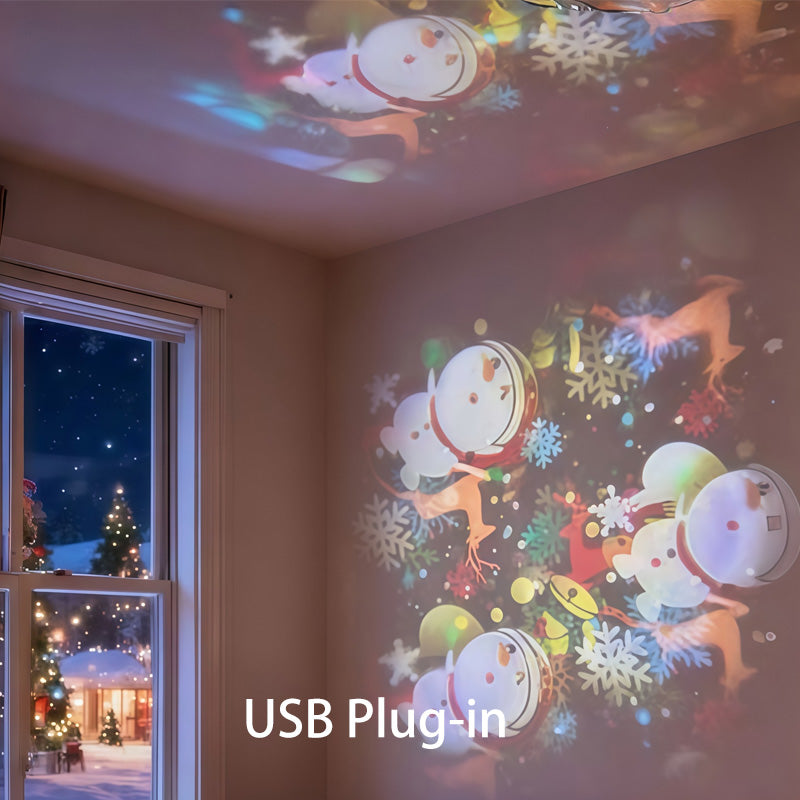 TIDELYN - Rotating LED Projector for Calming Ocean Ambience