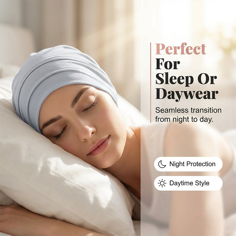 SOVYRA - Stretch Turban Cap for Secure All-Day Comfort