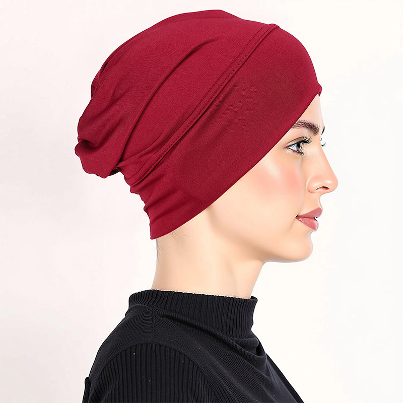 SOVYRA - Stretch Turban Cap for Secure All-Day Comfort