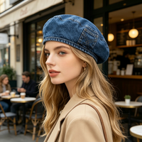 ⏰ 30% OFF – Limited Time Only✨Women's Vintage Denim Beret