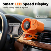 Hands-Free Personal Cooling Fan with LED Display