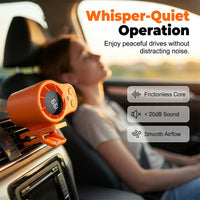 Hands-Free Personal Cooling Fan with LED Display