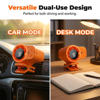 Hands-Free Personal Cooling Fan with LED Display
