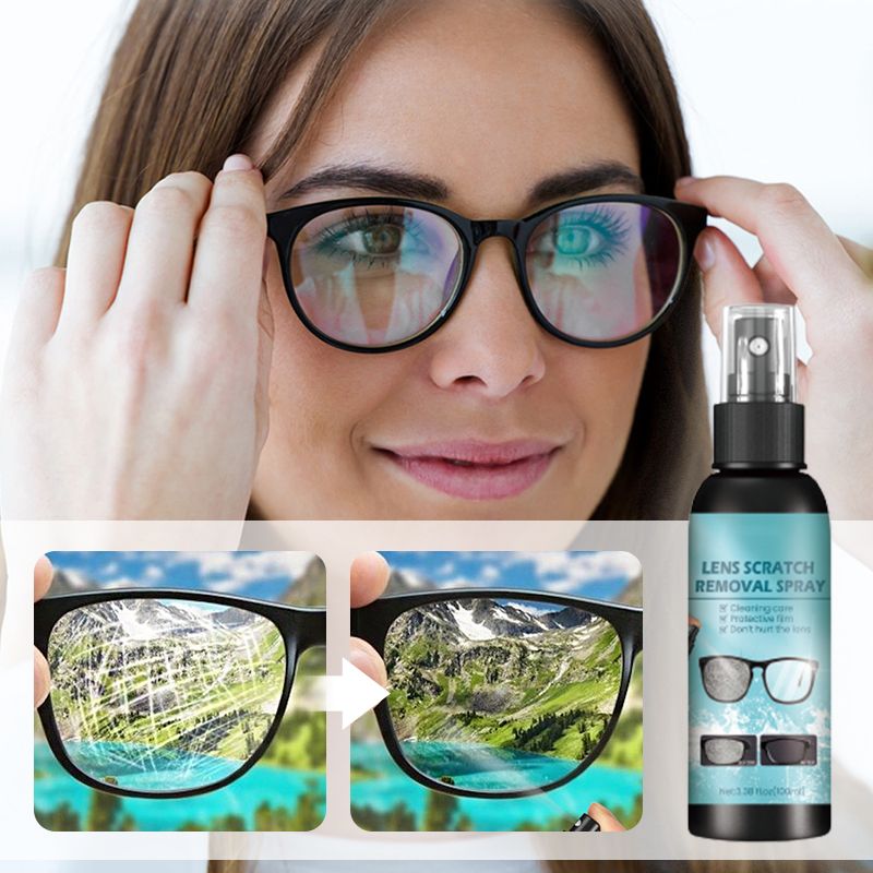 LENSREVIVE – Scratch Repair Spray for Clearer Glasses, Lenses, and Headlights