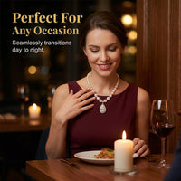 LUSTREBELLE – Classic Faux Pearl Necklace for Elegant Styling