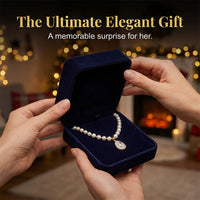 LUSTREBELLE – Classic Faux Pearl Necklace for Elegant Styling