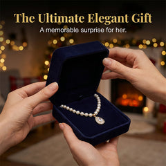 LUSTREBELLE - Faux Pearl Necklace for Timeless Everyday Elegance