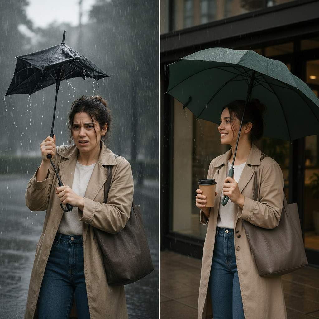 STORMLOCK - Automatic Windproof Umbrella for Reliable Weather Protection