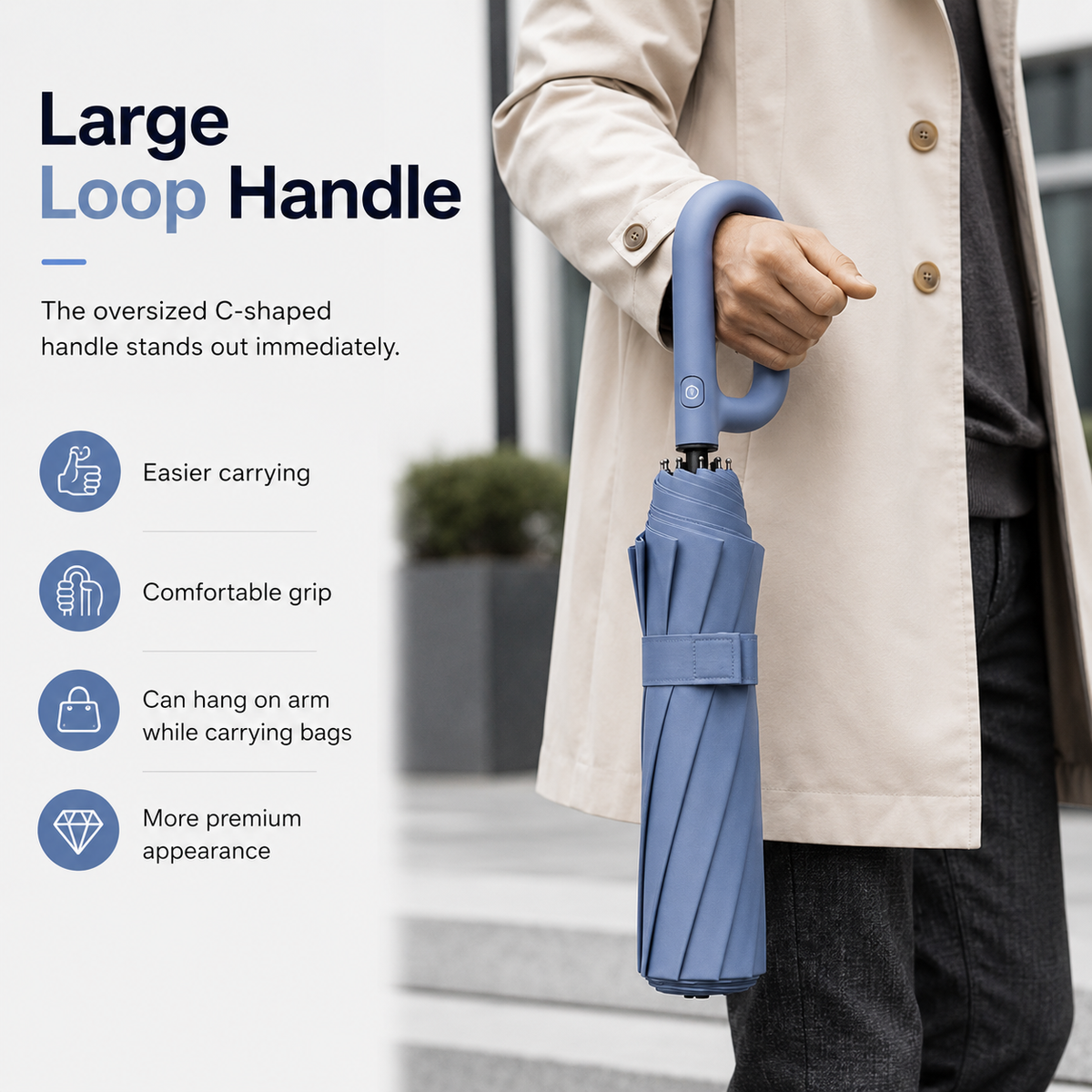 STORMLOCK - Automatic Windproof Umbrella for Reliable Weather Protection