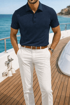 VELNARO - Breathable Polo Shirt That Stays Neat All Day