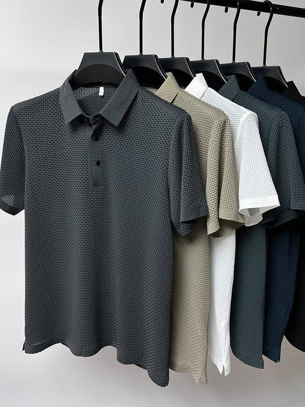 The Southern Atelier - Breathable Polo Shirt with Anti-Wrinkle Finish for Sport and Casual Wear