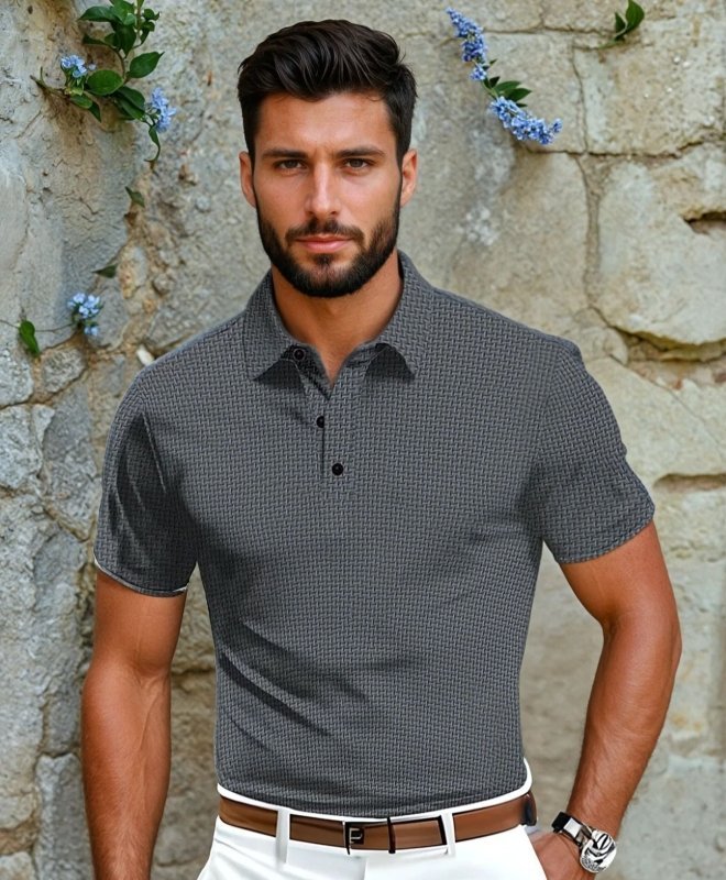 VELNARO - Breathable Polo Shirt That Stays Neat All Day