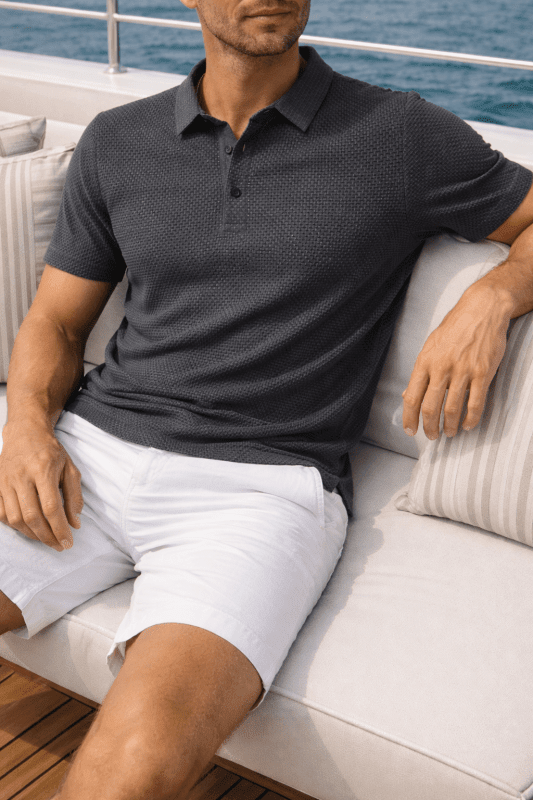 VELNARO - Breathable Polo Shirt That Stays Neat All Day