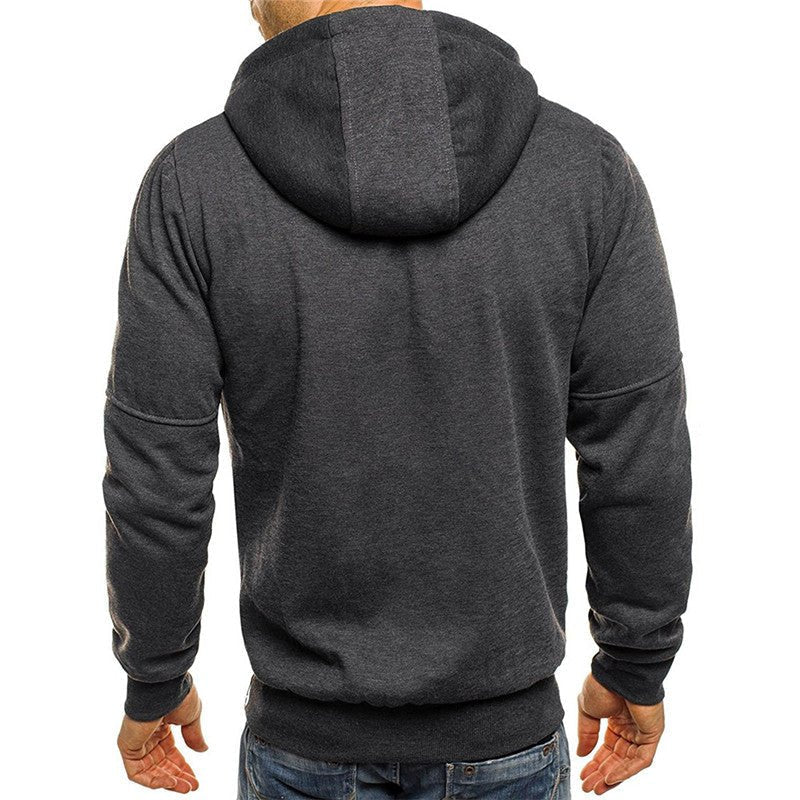 FLEVARO - Fleece-Lined Zip Hoodie for Warm Everyday Layering