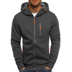 FLEVARO - Fleece-Lined Zip Hoodie for Warm Everyday Layering