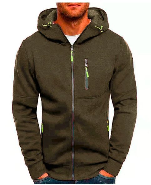 FLEVARO - Fleece-Lined Zip Hoodie for Warm Everyday Layering
