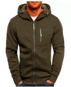 FLEVARO - Fleece-Lined Zip Hoodie for Warm Everyday Layering