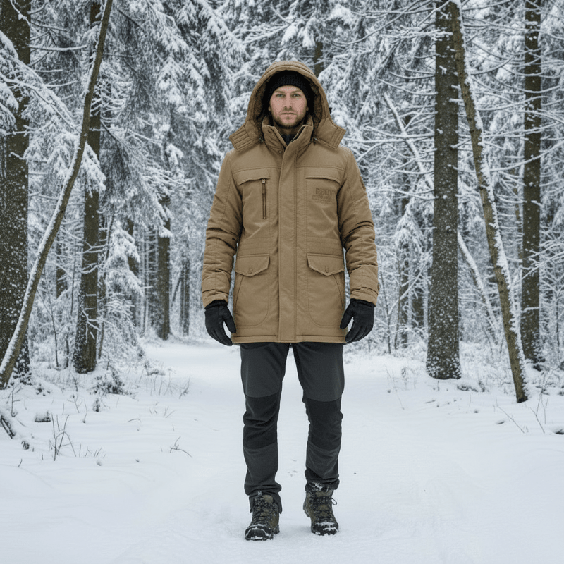 FROSTGUARD – Padded Parka for Warmth & Protection on Cold Days