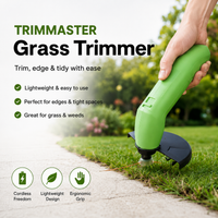 TRIMMASTER - Cordless Mini Grass Trimmer Lightweight Adjustable Cutter